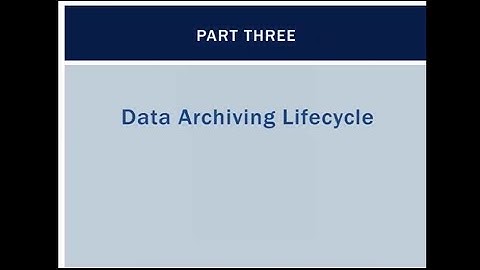 NACJD Data Archiving Lifecycle