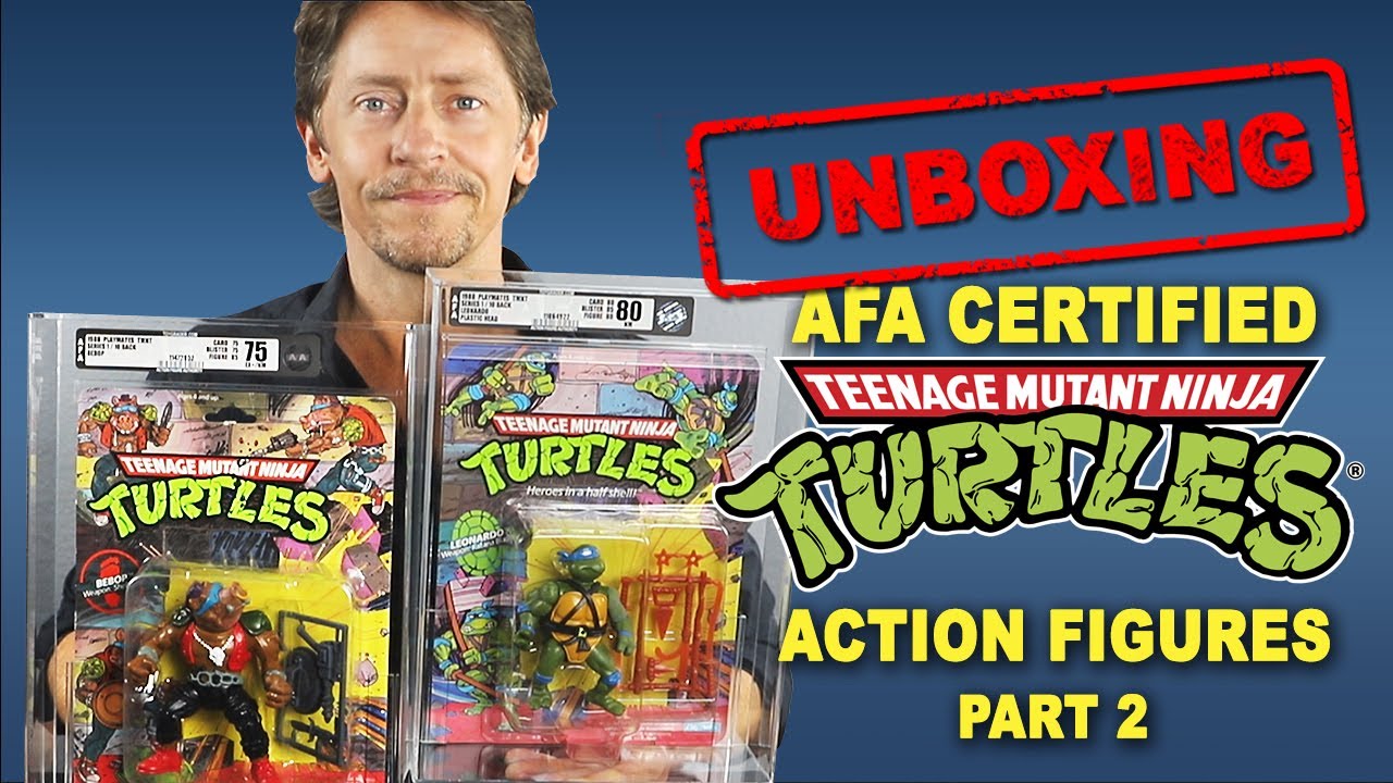 UNBOXING: AFA Graded Teenage Mutant Ninja Turtles Action Figures 1988 ...