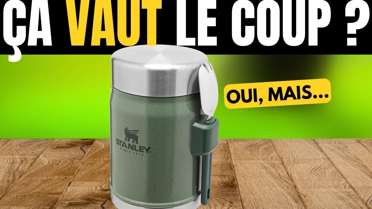 STANLEY 1913 Classic Legendary Food Jar 0,4 L avec Cuillère-Fourchette – Boîte Alimentaire Isotherme