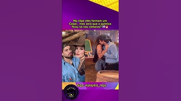 Zé Felipe e Ana Castela abraçados e dançando em clipe #sertanejo #zefelipe #anacastela #clipe #humor