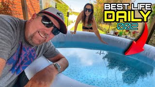 HOME VLOG: We Bought a Spa! Entire Setup and Review.. is it a Win or a Fail? screenshot 3