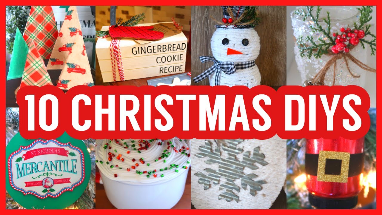 10 BEST DOLLAR TREE CHRISTMAS DIYS 2021 CHRISTMAS DIY HOME DECOR YouTube