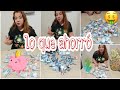 Llene una ALCANCÍA  con billetes de $500 pesos 💰 / ahorros de mi papa / ahorros / un año ahorrando 🤑