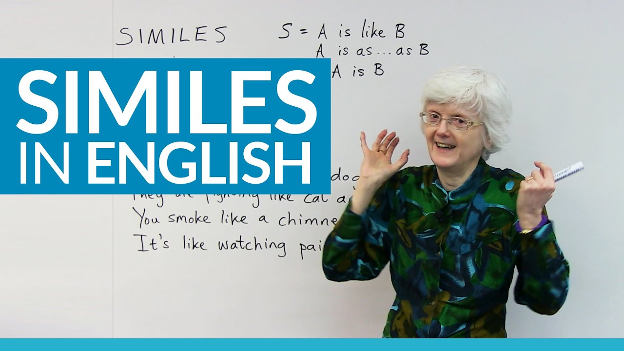 ⁣Using SIMILES to improve your everyday English