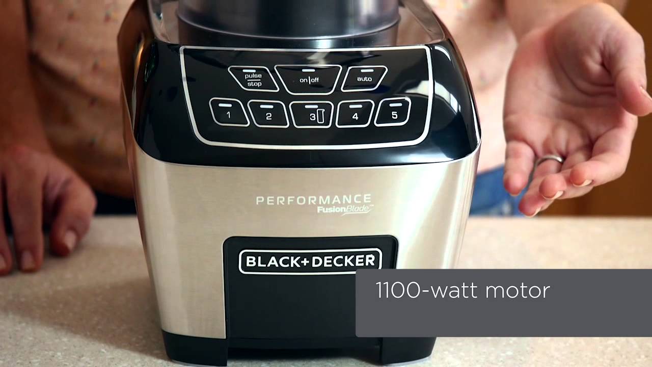 Black Decker BL6010 Performance FusionBlade Digital Blender Stainless Steel  for sale online