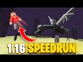 the Ender Dragon tried to ruin this top Minecraft Speedrun.. (Minecraft 1.16)