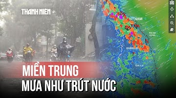Miền Trung mưa như trút nước, miền Bắc rét đậm rét hại