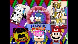 Five Nights at Sonic's Maniac Mania PLUS All Skins Showcase (READ DESCRIPTION)