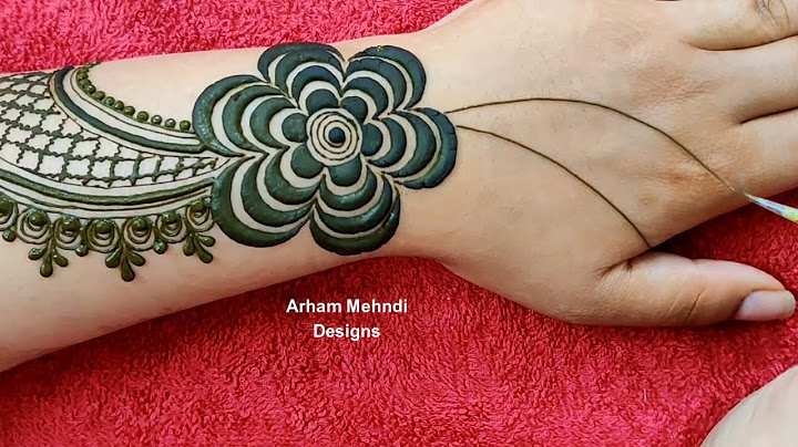 Karwachauth 2020 Special Stylish Easy Mehndi Design for Hand || Arham Mehndi Designs