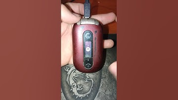 Motorola PEBL U6 - Startup and shutdown (External Display) GONE WRONG! #oldphone #shorts
