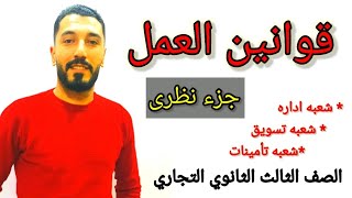 أسهل طريقة لشرح قوانين العمل | الصف الثالث الثانوي التجاري | إبراهيم حسن@mr.ebrahimhassan4846