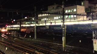 EF210貨物列車と国鉄185系回送【大宮駅】
