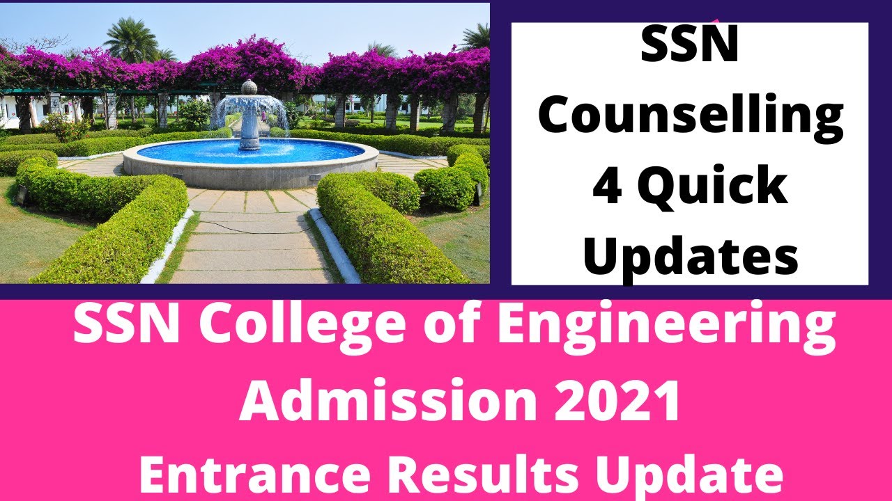 ssn-management-quota-entrance-results-2021-ssn-counselling-quick-updates-youtube