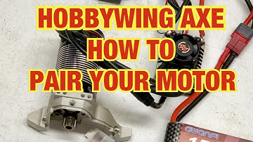Hobbywing Motor Pairing for the Axe ESC