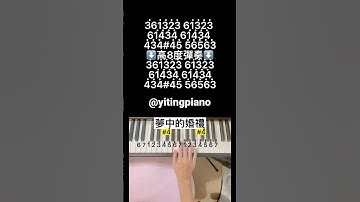 Thumbnail of #夢中的婚禮 #mariagedamour#piano #pianotutorial #鋼琴 #鋼琴教學