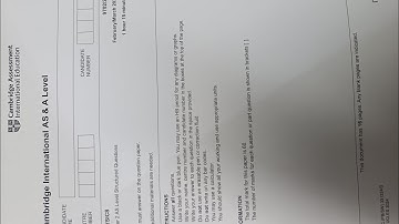 Cambridge International AS & A Level Physics Paper 2 Part 1