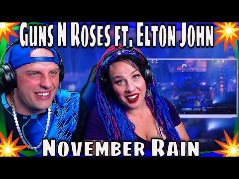 Guns N Roses Ft. Elton John - November Rain Live | Mtv Awards 1992 | The Wolf Hunterz Reactions