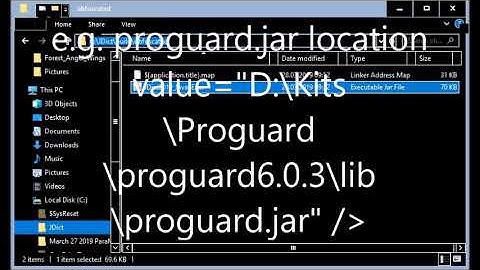 Professional Aspect - Obfuscation of Java Archive with Proguard and NetBeans 9