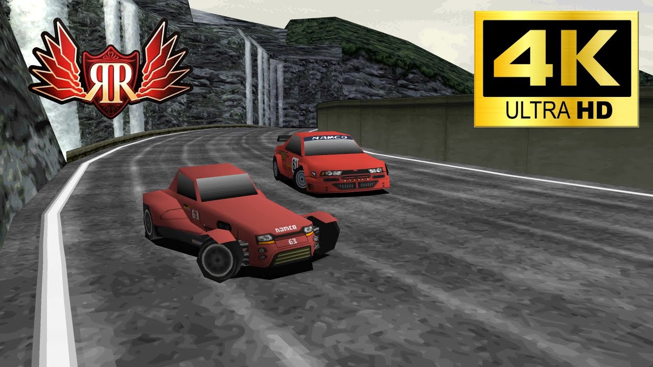 PS1を「4k画質」で蘇らせてみた!【レイジレーサー】Rage Racer
