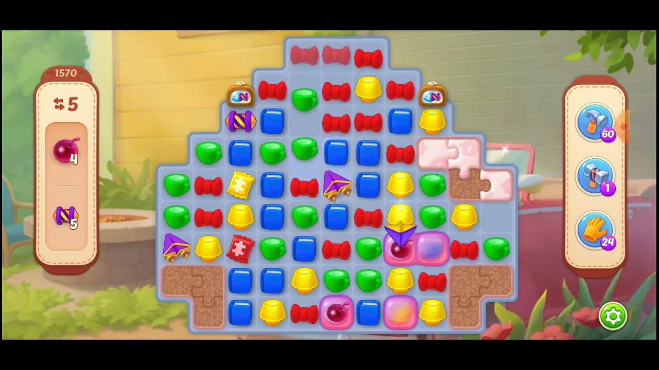 Homescapes Walkthrough Level 1570 \ Прохождение Homescapes уровень 1570