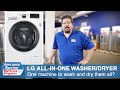 Pros and Cons of the LG  All in One Washer Dryer Combo #WM3488HS