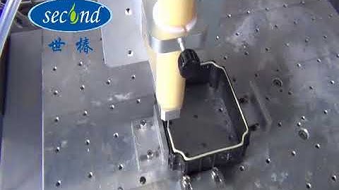 Auto 3 axis desktop robot system dispense sealant precisely on a box