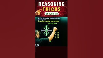 🔥COUNTING FIGURES | REASONING BY ROHIT SIR | #shorts #ssc #reasoning #radianmensa