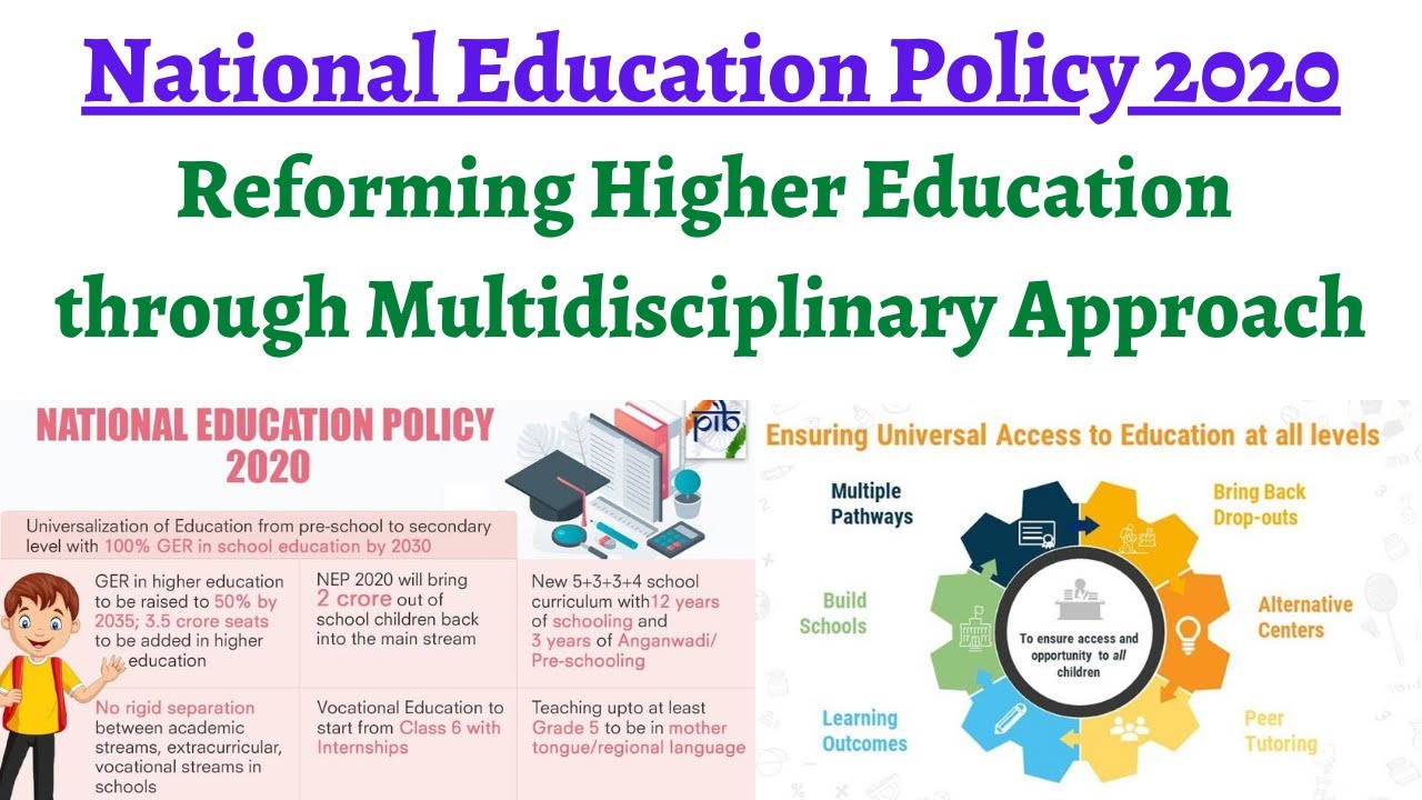  Part 2 National Education Policy 2020 For Reforming Higher Education