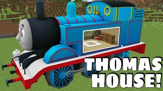 What is Inside THE THOMAS TRAIN HOUSE - Gameplay in Minecraft - Coffin Meme