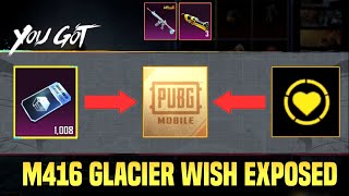 😭 Biggest Glacier M416 Wish Crate Opening | Classic Crate Wish Exposed | PUBGM