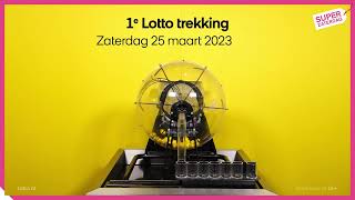 Lotto trekkingsuitslag 25 maart 2023
