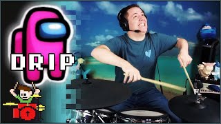 Video thumbnail of "Among Us Drip Theme Song On Drums!"