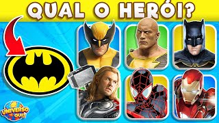Adivinhe os HERÓIS pelo Símbolo | Adivinhe 30 Logotipos dos Super-Heróis