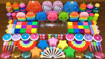 RAINBOW slime !!! Mixing random into STOREBOUGHT slime!!!Satisfying  Slime Video #227