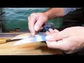 Sharpening a Serrated Knife With Sandpaper #dexterrussel #sharpening #knifeskills
