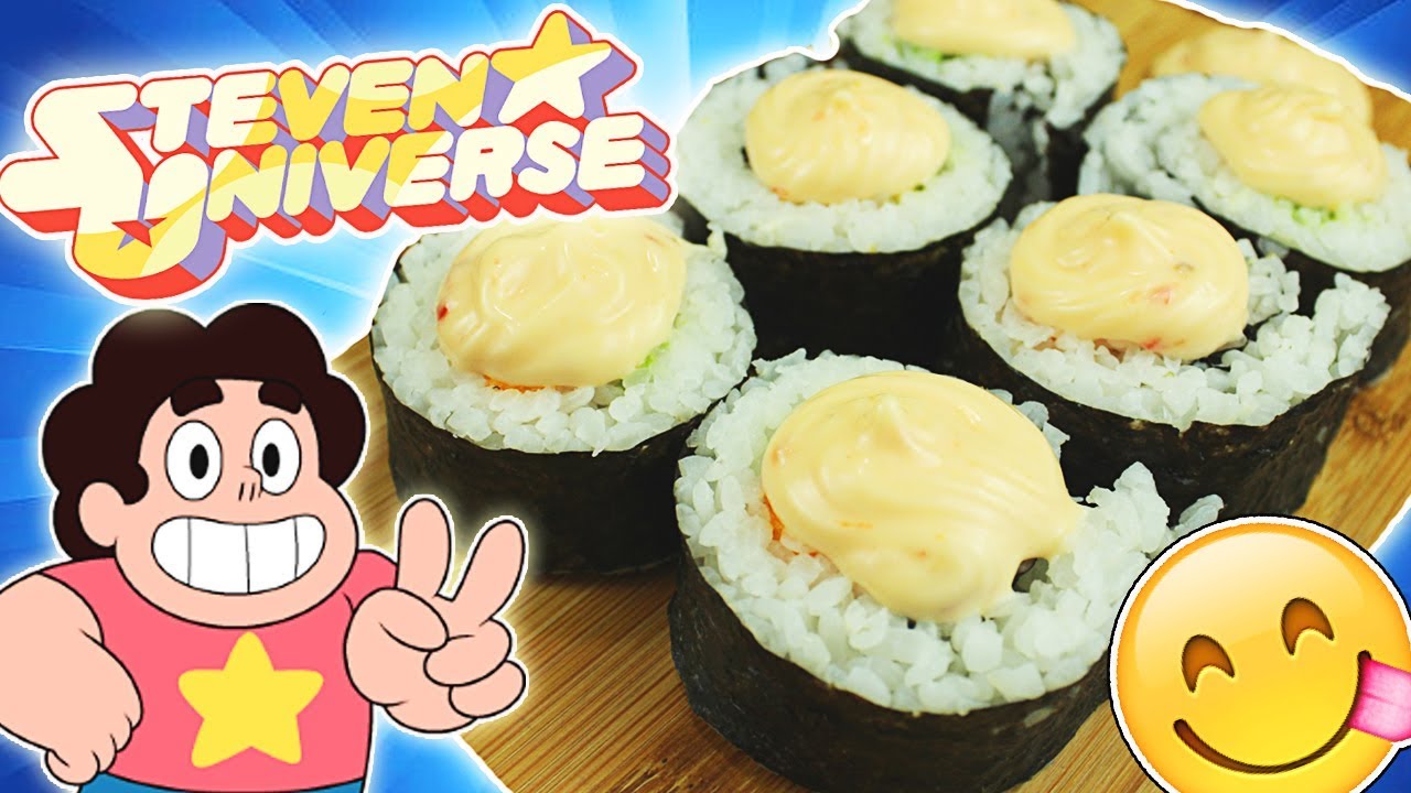 Snack de SUSHI de Steven Universe!!! (Sushi SIN Pescado)