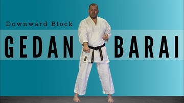 Learn The Basic Karate Down Block Gedan Barai