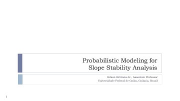 Better Slope Stability Analysis with PLAXIS LE: Probability | Session 4