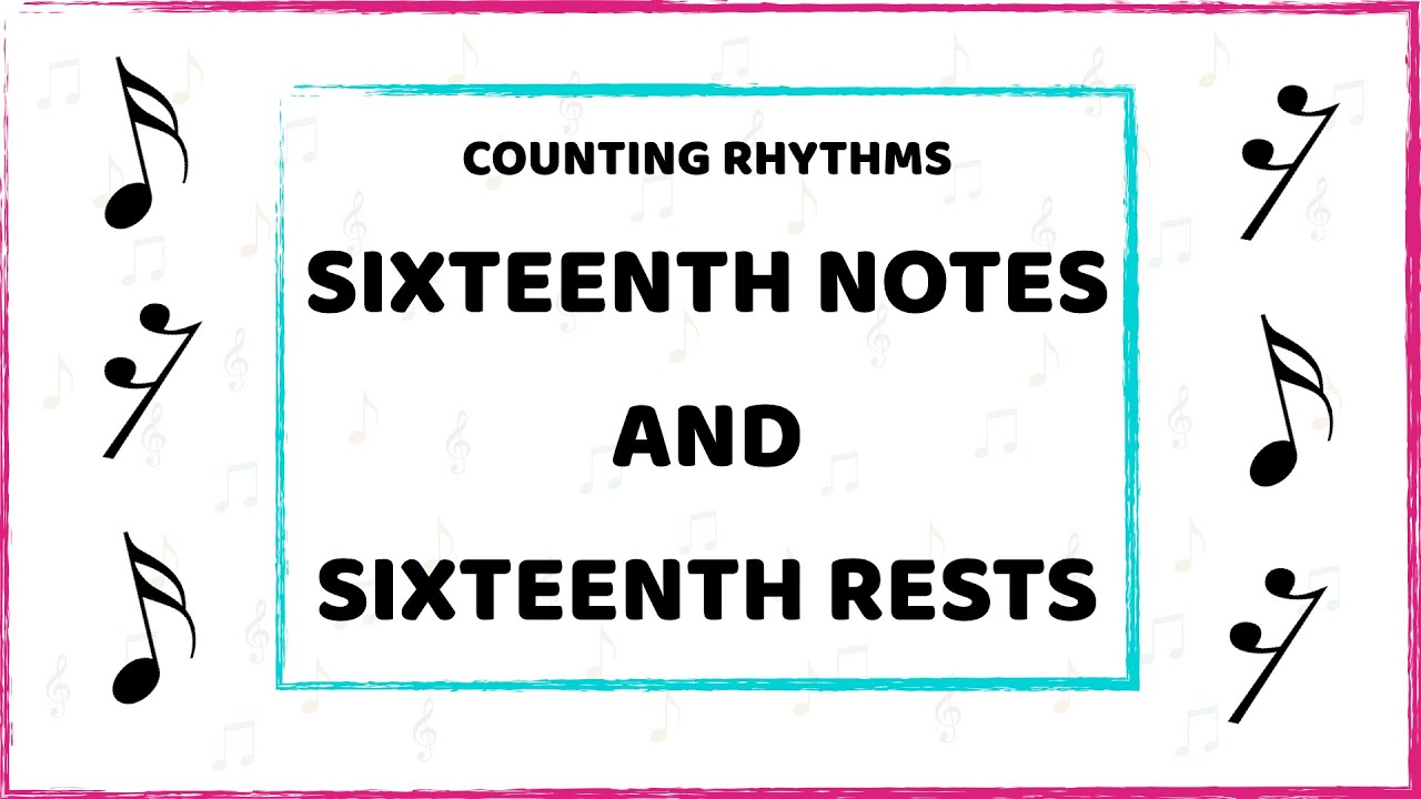 Counting rhythms: Sixteenth notes and rests - YouTube
