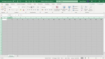 Excel, come adattare la larghezza delle colonne