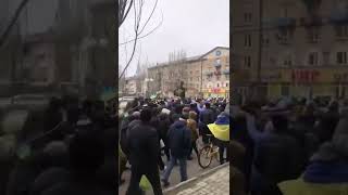 Мелитополь митинг против оккупантов