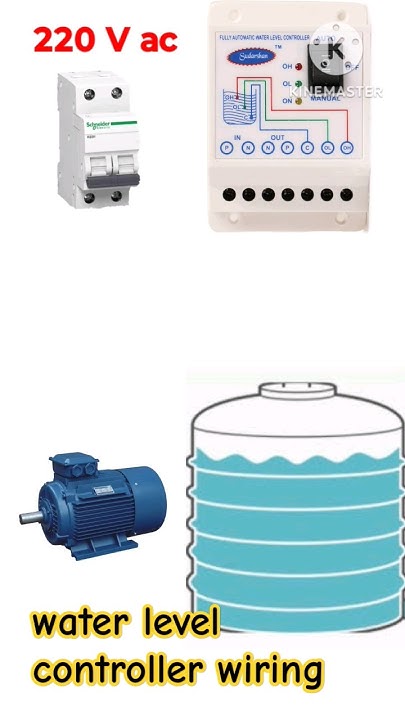 Fully automatic water level controller wiring diagram #shortvideo # ...