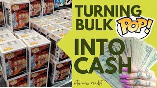 Turning 100+ Bulk Pop! Figures Into Cash!!! Game Xchange Trade - Day in the Life @ Retro New Market
