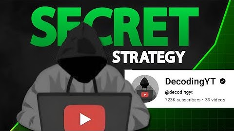 How @decodingyt Cracked Youtube Algorithm
