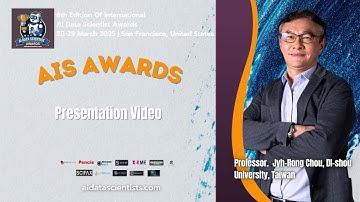 Prof. Jyh-Rong Chou | Presentation Video #sciencefather #researchawards