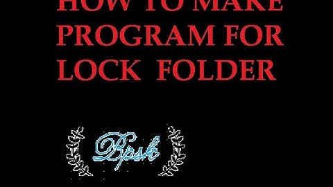 HOW TO MAKE PROGRAM FOR LOCK FOLDER | MAKE MODERN APP | C# / VB.NET
