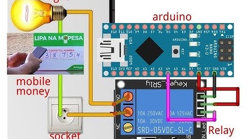 Arduino light control with (mobile payment /mpesa)