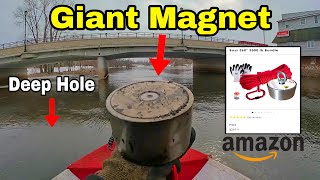 Magnet Fishing With Amazon’s Most INSANE 3,500 LB Magnet  You Won’t Believe What I Found!!!