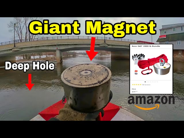 Magnet Fishing With 's Most INSANE 3,500 LB Magnet - You Won't  Believe What I Found!!! 