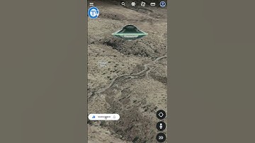 UFO!? in Arizona Desert on Google Earth #Shorts